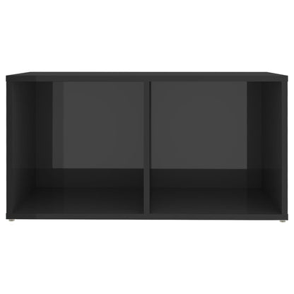 6-tlg. TV-Schrank-Set Hochglanz-Grau Holzwerkstoff - Pazzar.ch