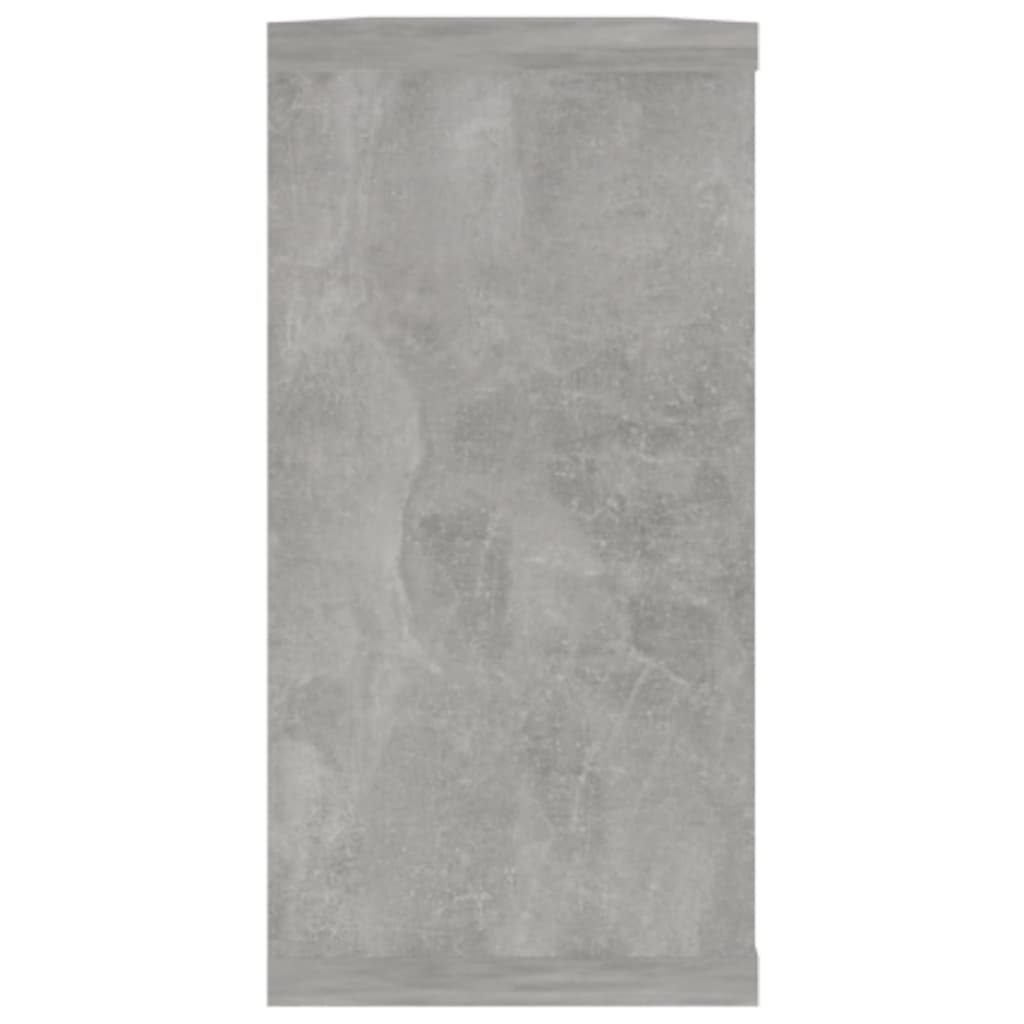 Würfelregale 2 Stk. Betongrau 100x15x30 cm Holzwerkstoff - Pazzar.ch