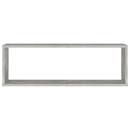 Würfelregale 4 Stk. Betongrau 80x15x26,5 cm Holzwerkstoff - Pazzar.ch