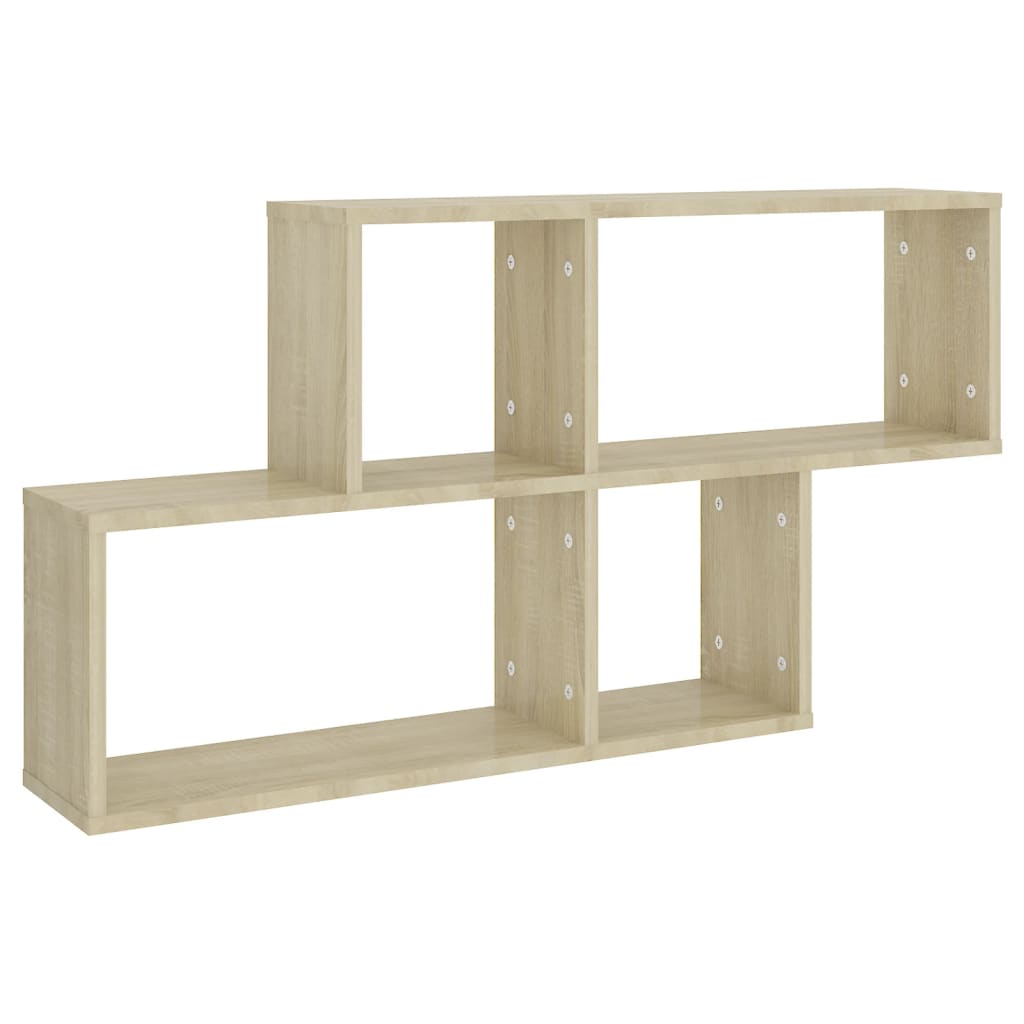 Wandregal Sonoma-Eiche 100x18x53 cm Holzwerkstoff - Pazzar.ch