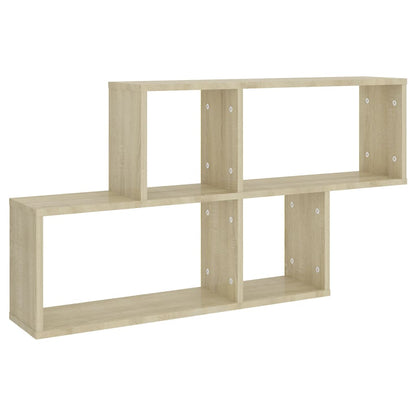 Wandregal Sonoma-Eiche 100x18x53 cm Holzwerkstoff - Pazzar.ch