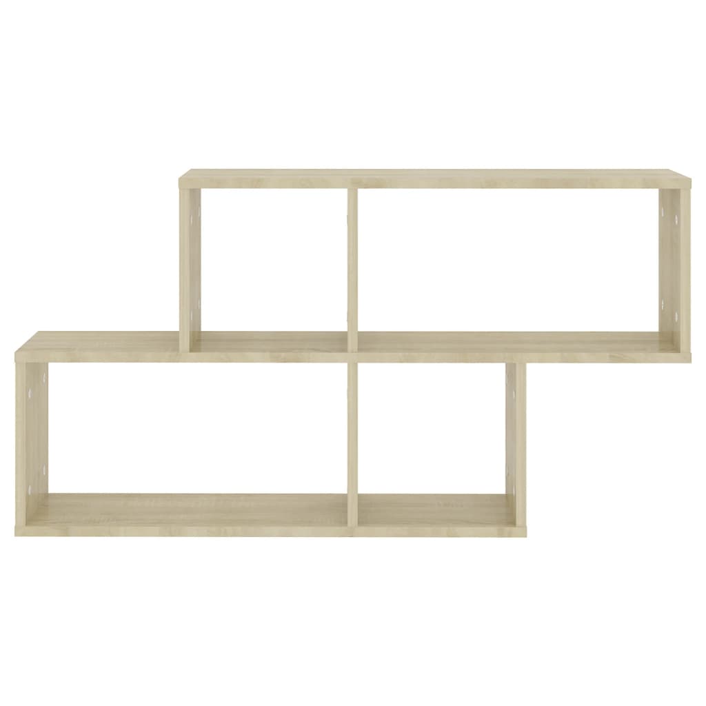 Wandregal Sonoma-Eiche 100x18x53 cm Holzwerkstoff - Pazzar.ch