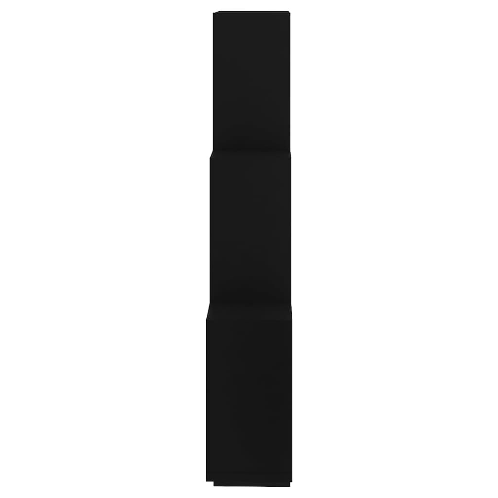 Würfelregal Schwarz 78x15x93 cm Holzwerkstoff - Pazzar.ch