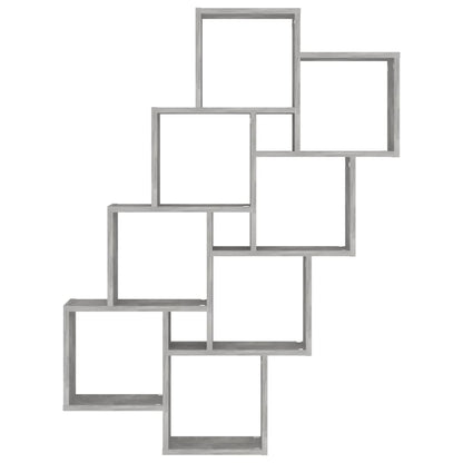 Würfelregal Betongrau 90x15x119 cm Holzwerkstoff - Pazzar.ch