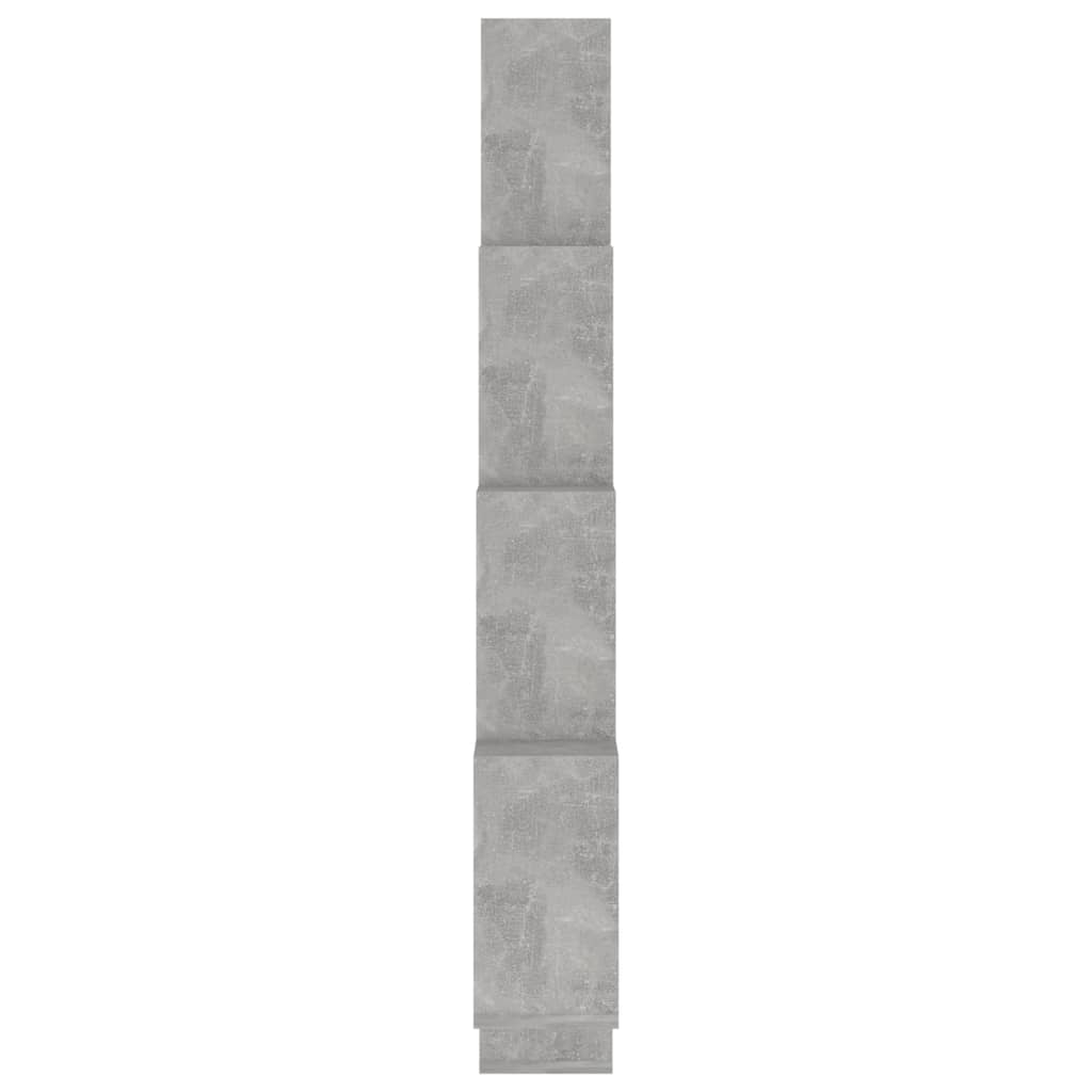 Würfelregal Betongrau 90x15x119 cm Holzwerkstoff - Pazzar.ch