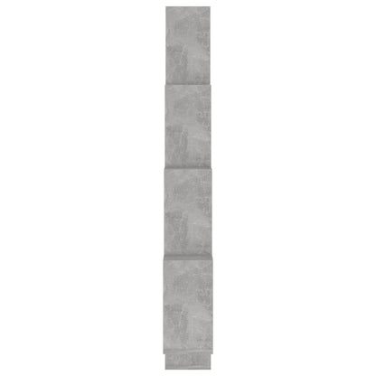 Würfelregal Betongrau 90x15x119 cm Holzwerkstoff - Pazzar.ch