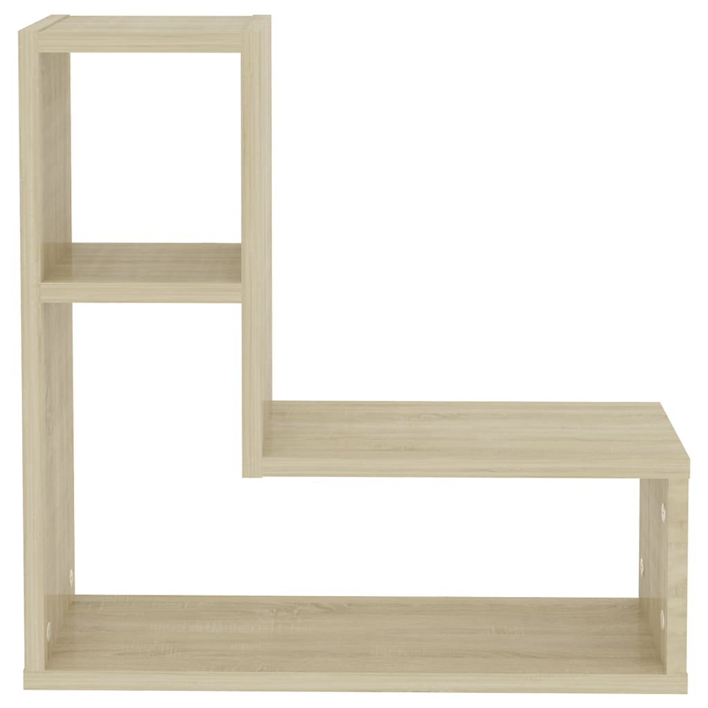 Wandregale 2 Stk. Sonoma-Eiche 50x15x50 cm Holzwerkstoff - Pazzar.ch