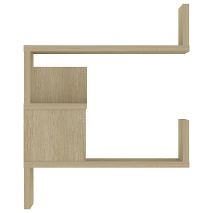 Wand-Eckregale 2 Stk. Sonoma-Eiche 40x40x50 cm Holzwerkstoff - Pazzar.ch