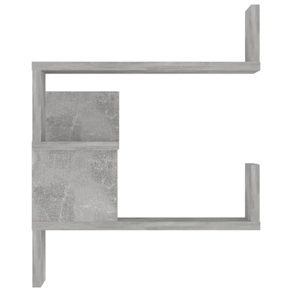 Wand-Eckregal Betongrau 40x40x50 cm Holzwerkstoff - Pazzar.ch