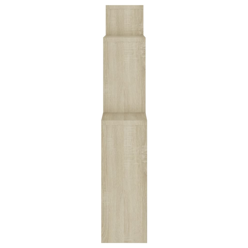 Würfelregal Sonoma-Eiche 80x15x78,5 cm Holzwerkstoff - Pazzar.ch