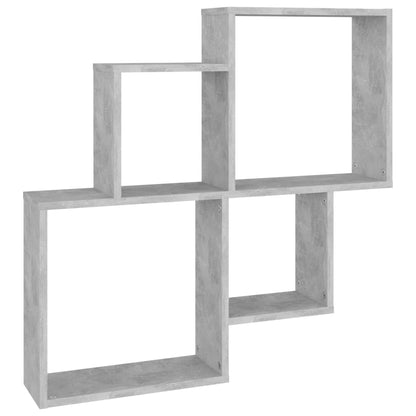 Würfelregal Betongrau 80x15x78,5 cm Holzwerkstoff - Pazzar.ch