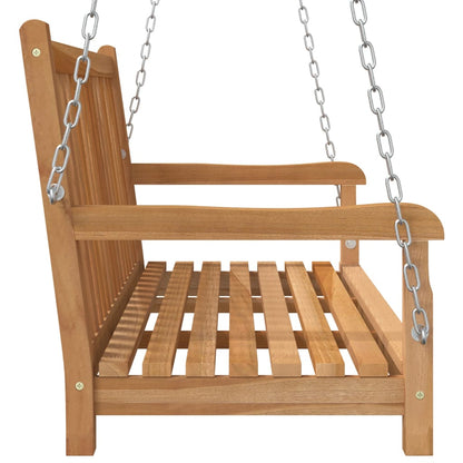 Hollywoodschaukel Massivholz Teak 114x60x64 cm - Pazzar.ch