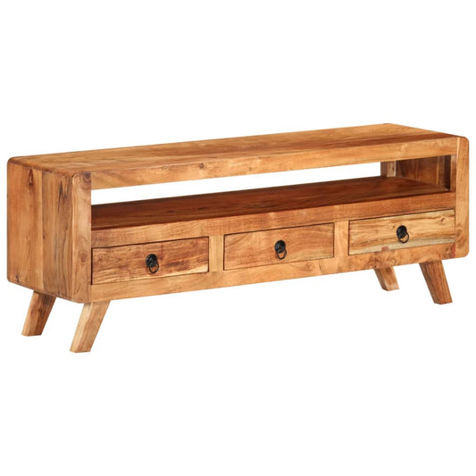 TV-Schrank 110x30x40 cm Massivholz Akazie - Pazzar.ch