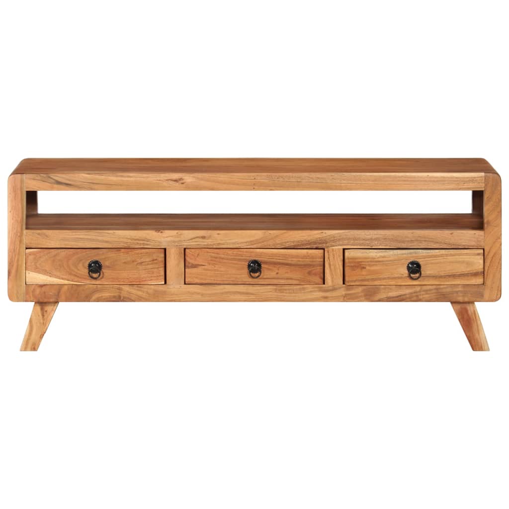 TV-Schrank 110x30x40 cm Massivholz Akazie - Pazzar.ch