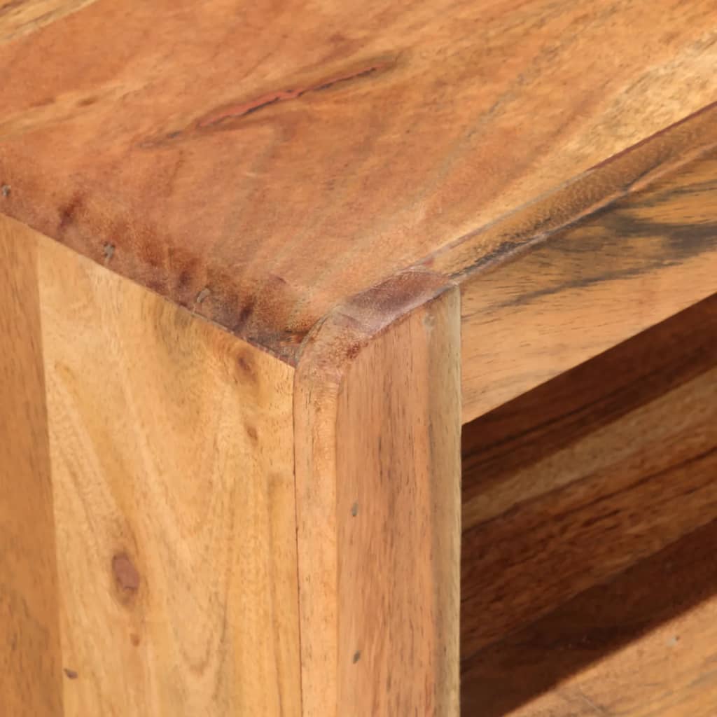 TV-Schrank 110x30x40 cm Massivholz Akazie - Pazzar.ch