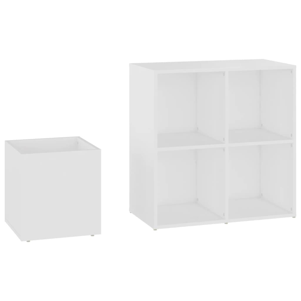 Flur-Schuhschrank Weiß 105x35,5x70 cm Holzwerkstoff - Pazzar.ch