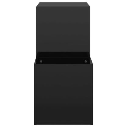 Flur-Schuhschrank Hochglanz-Schwarz 105x35,5x70cm Holzwerkstoff - Pazzar.ch