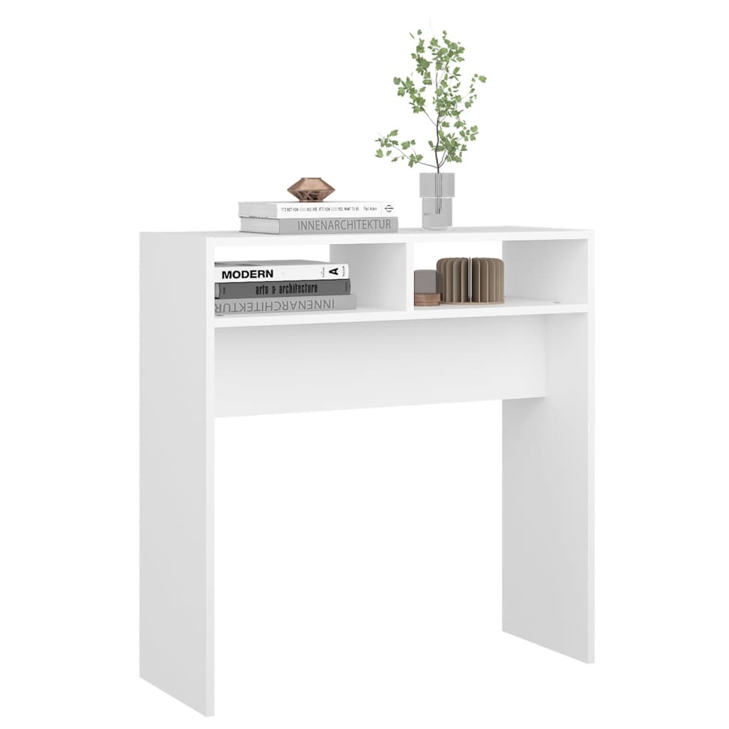 Konsolentisch Weiß 78x30x80 cm Holzwerkstoff - Pazzar.ch
