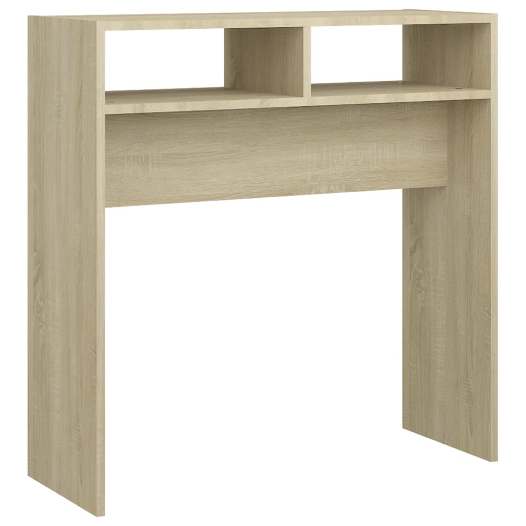 Konsolentisch Sonoma-Eiche 78x30x80 cm Holzwerkstoff - Pazzar.ch