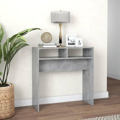Konsolentisch Betongrau 78x30x80 cm Holzwerkstoff - Pazzar.ch