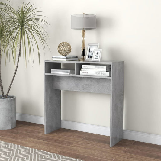 Konsolentisch Betongrau 78x30x80 cm Holzwerkstoff - Pazzar.ch