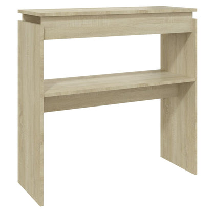 Konsolentisch Sonoma-Eiche 80x30x80 cm Holzwerkstoff - Pazzar.ch