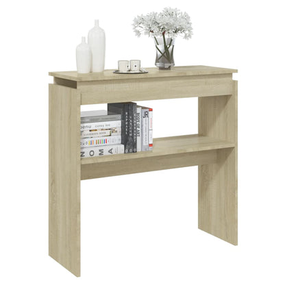 Konsolentisch Sonoma-Eiche 80x30x80 cm Holzwerkstoff - Pazzar.ch