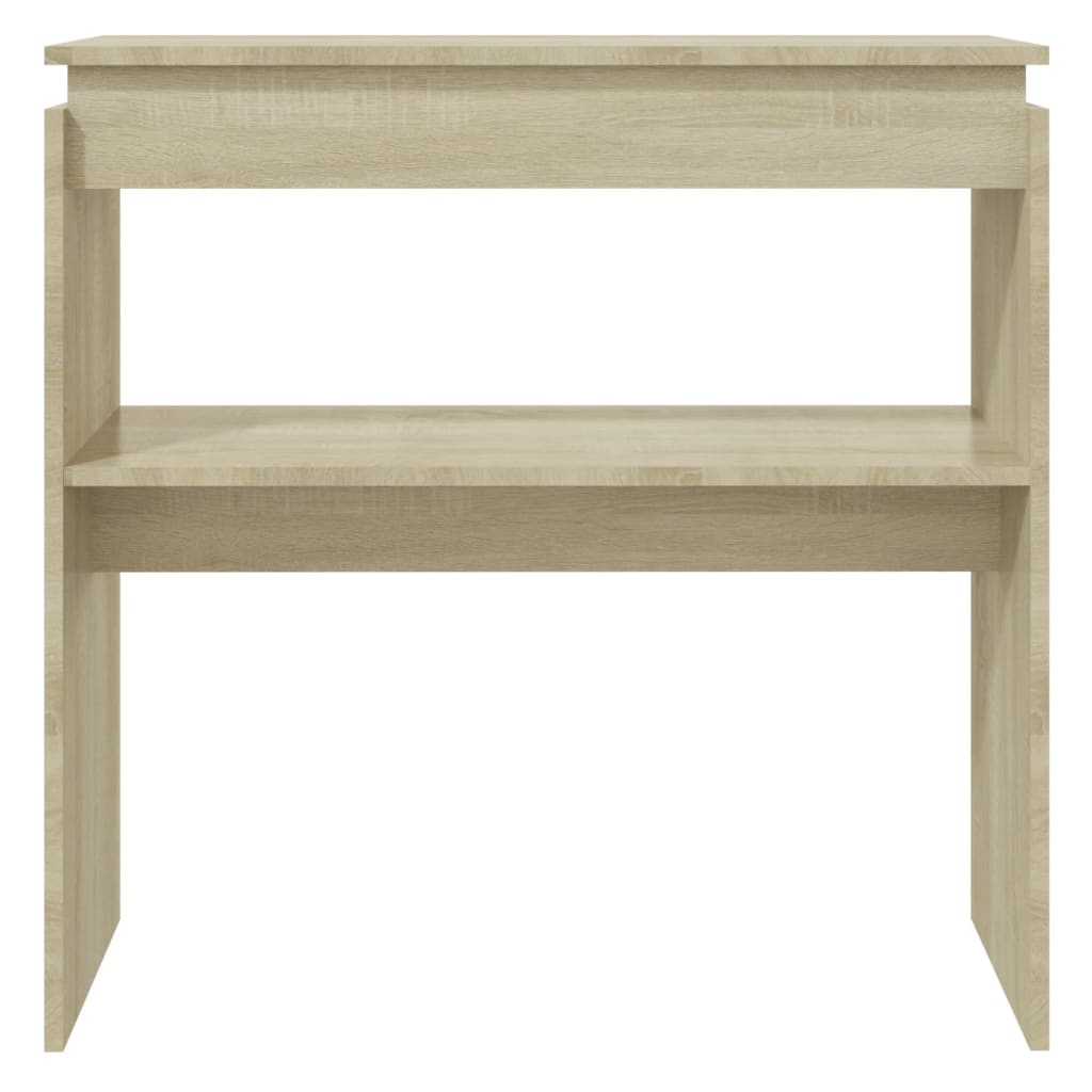 Konsolentisch Sonoma-Eiche 80x30x80 cm Holzwerkstoff - Pazzar.ch