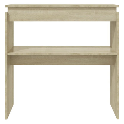 Konsolentisch Sonoma-Eiche 80x30x80 cm Holzwerkstoff - Pazzar.ch