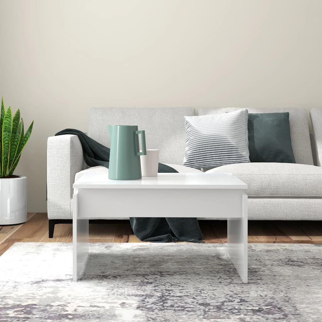 Couchtisch Weiß 68x50x38 cm Holzwerkstoff - Pazzar.ch
