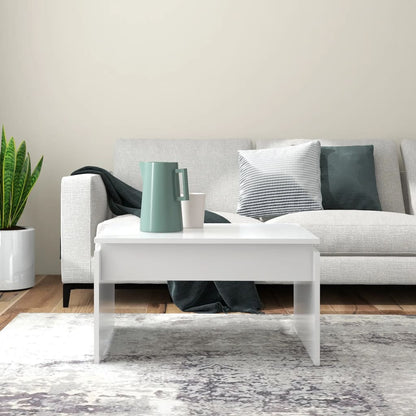 Couchtisch Weiß 68x50x38 cm Holzwerkstoff - Pazzar.ch