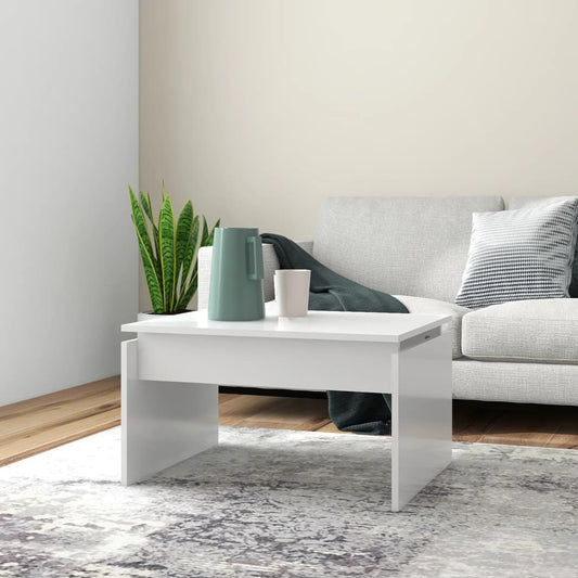 Couchtisch Weiß 68x50x38 cm Holzwerkstoff - Pazzar.ch