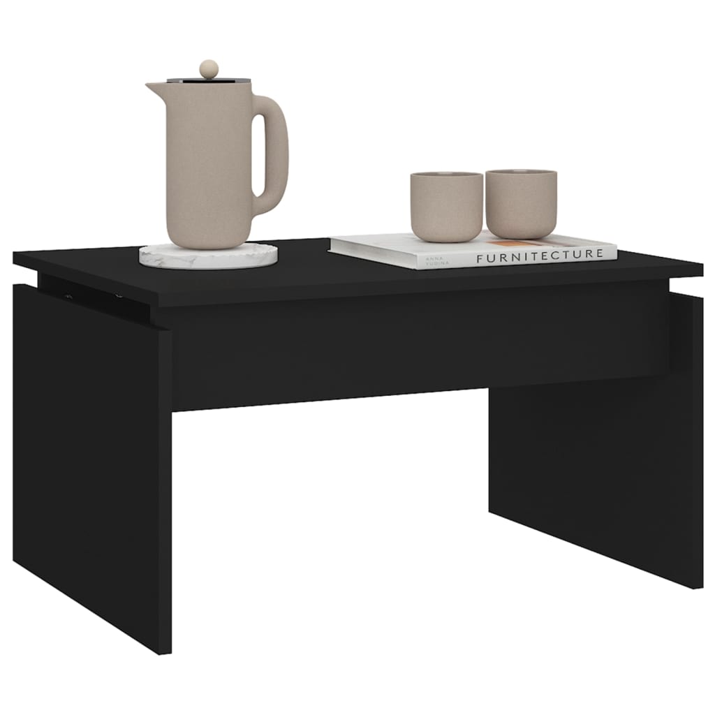 Couchtisch Schwarz 68x50x38 cm Holzwerkstoff - Pazzar.ch