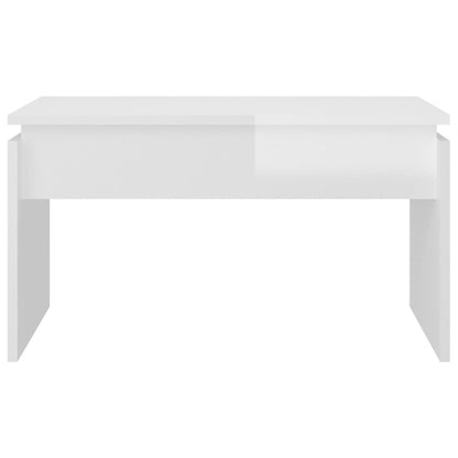 Couchtisch Hochglanz-Weiß 68x50x38 cm Holzwerkstoff - Pazzar.ch