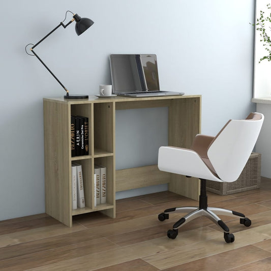 Computertisch Sonoma-Eiche 102,5x35x75 cm Holzwerkstoff - Pazzar.ch