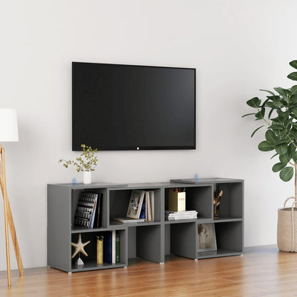 TV-Schrank Grau 104x30x52cm Holzwerkstoff - Pazzar.ch