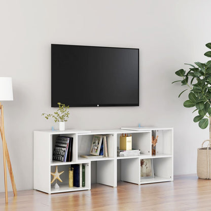 TV-Schrank Hochglanz-Weiß 104x30x52cm Holzwerkstoff - Pazzar.ch