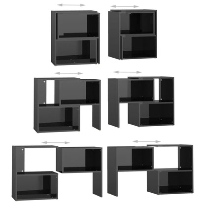 TV-Schrank Hochglanz-Schwarz 104x30x52cm Holzwerkstoff - Pazzar.ch