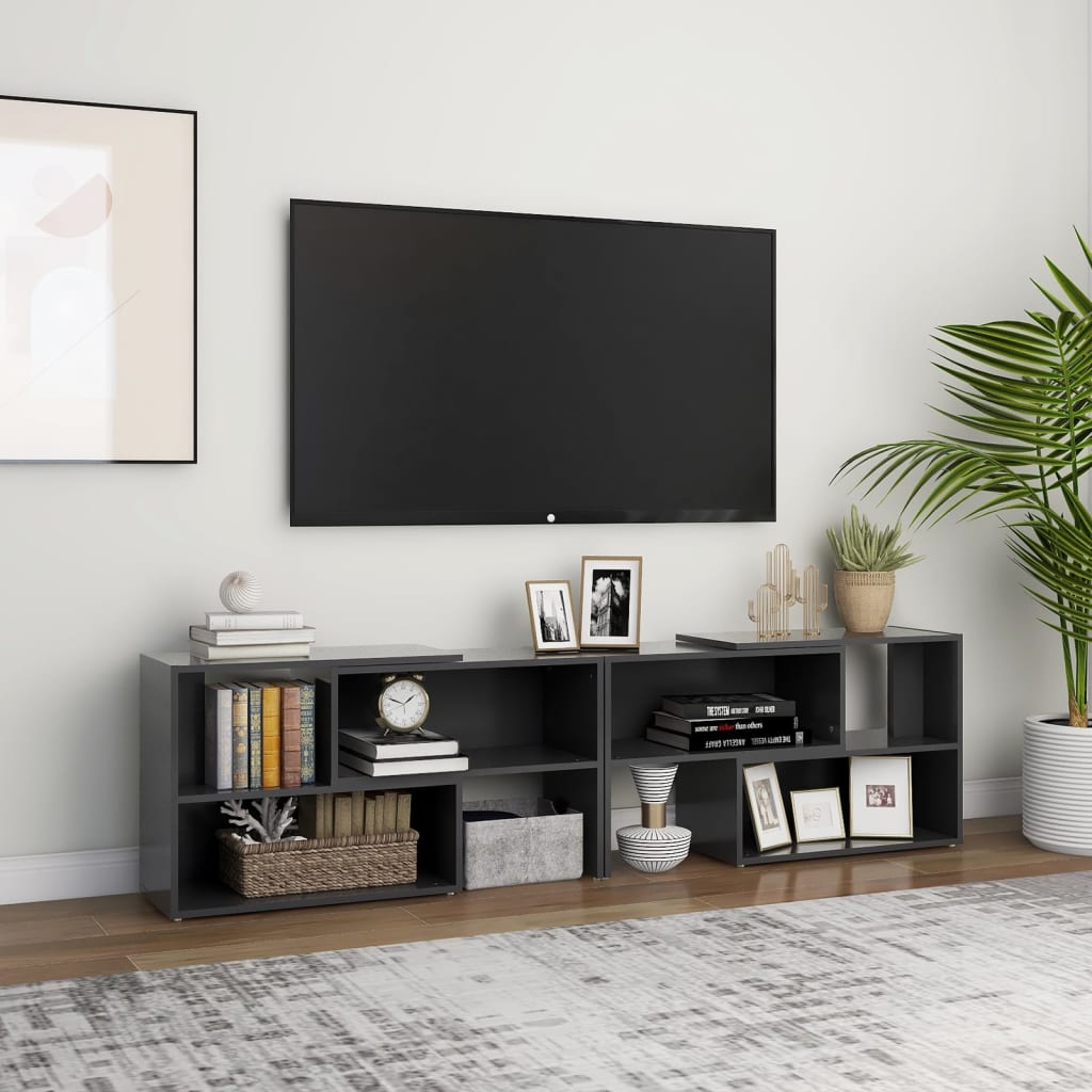 TV-Schrank Grau 149x30x52 cm Holzwerkstoff - Pazzar.ch