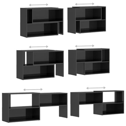 TV-Schrank Hochglanz-Grau 149x30x52 cm Holzwerkstoff - Pazzar.ch