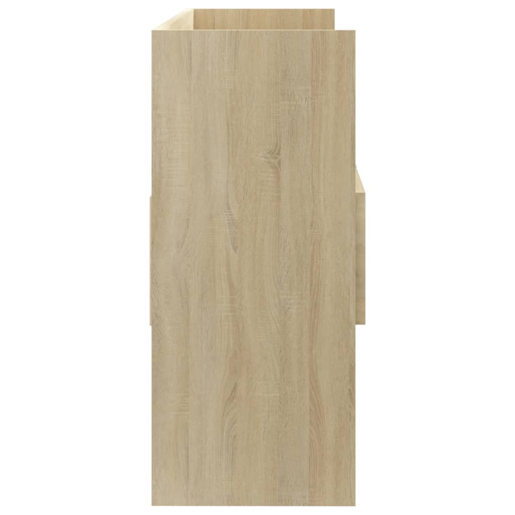 Sideboard Sonoma-Eiche 105x30x70 cm Holzwerkstoff - Pazzar.ch