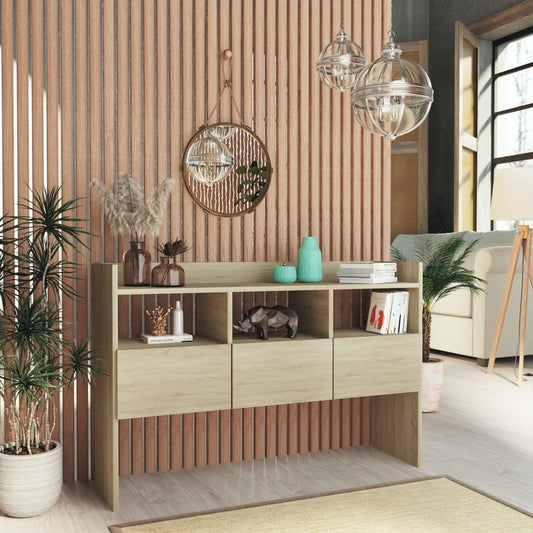 Sideboard Sonoma-Eiche 105x30x70 cm Holzwerkstoff - Pazzar.ch