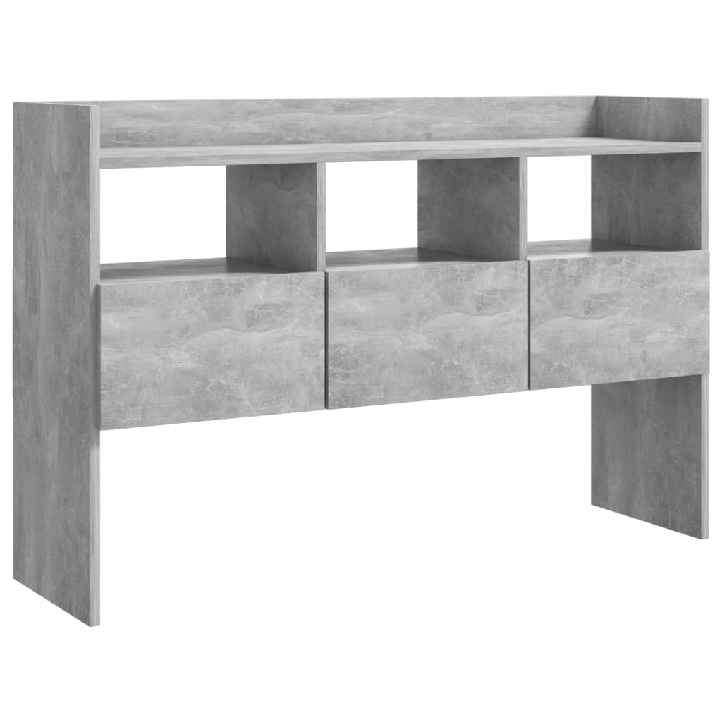 Sideboard Betongrau 105x30x70 cm Holzwerkstoff - Pazzar.ch