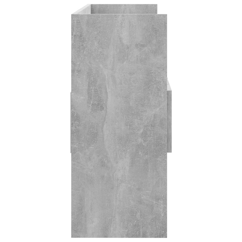 Sideboard Betongrau 105x30x70 cm Holzwerkstoff - Pazzar.ch