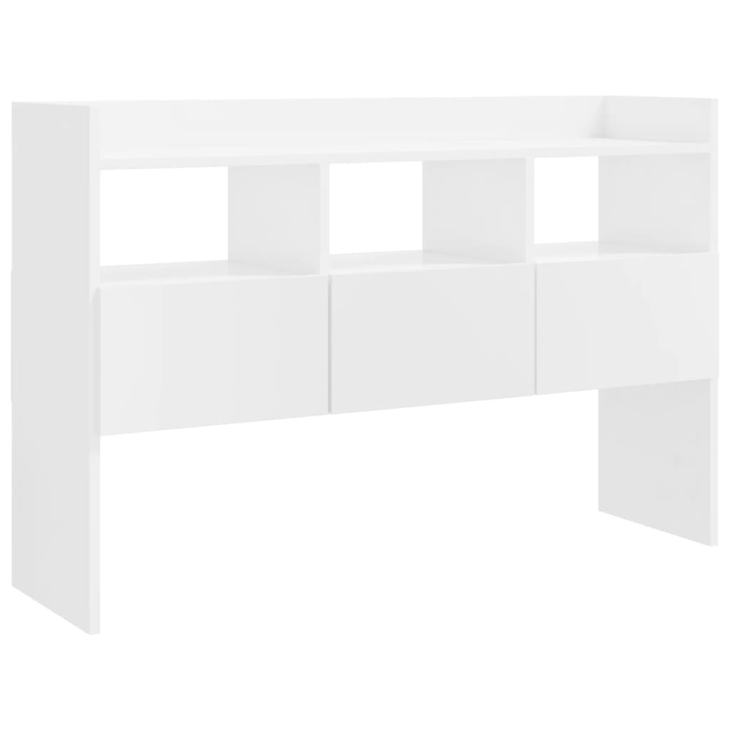 Sideboard Hochglanz-Weiß 105x30x70 cm Holzwerkstoff - Pazzar.ch