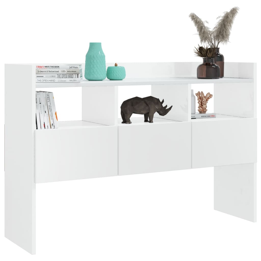 Sideboard Hochglanz-Weiß 105x30x70 cm Holzwerkstoff - Pazzar.ch