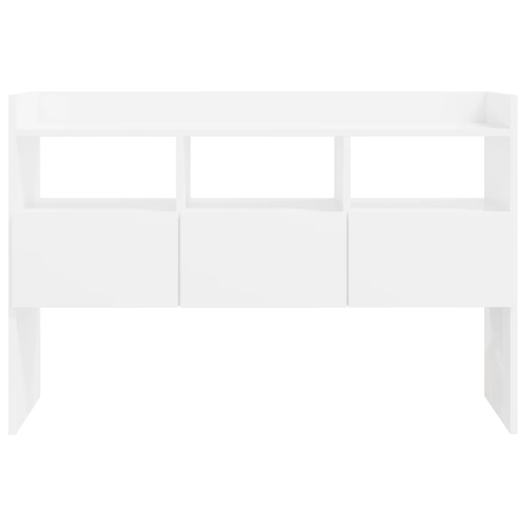 Sideboard Hochglanz-Weiß 105x30x70 cm Holzwerkstoff - Pazzar.ch