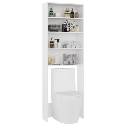 Waschmaschinenschrank Weiß 64x24x190 cm - Pazzar.ch