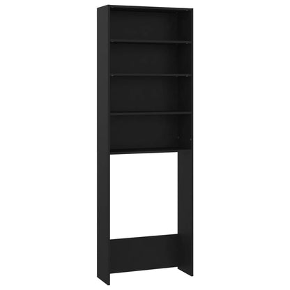 Waschmaschinenschrank Schwarz 64x24x190 cm - Pazzar.ch