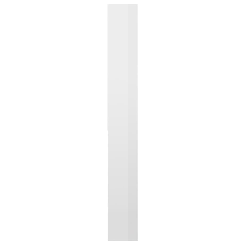 Waschmaschinenschrank Hochglanz-Weiß 64x24x190 cm - Pazzar.ch